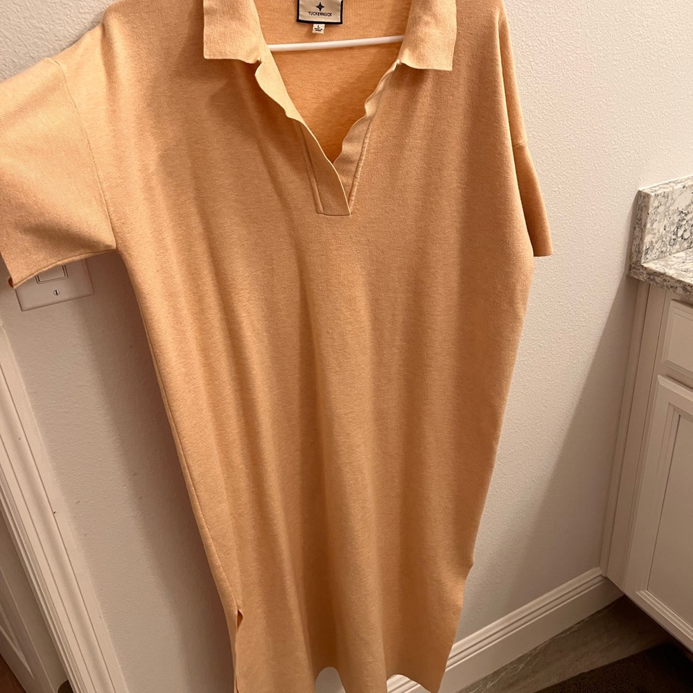 Tuckernuck Camel Polo Dress